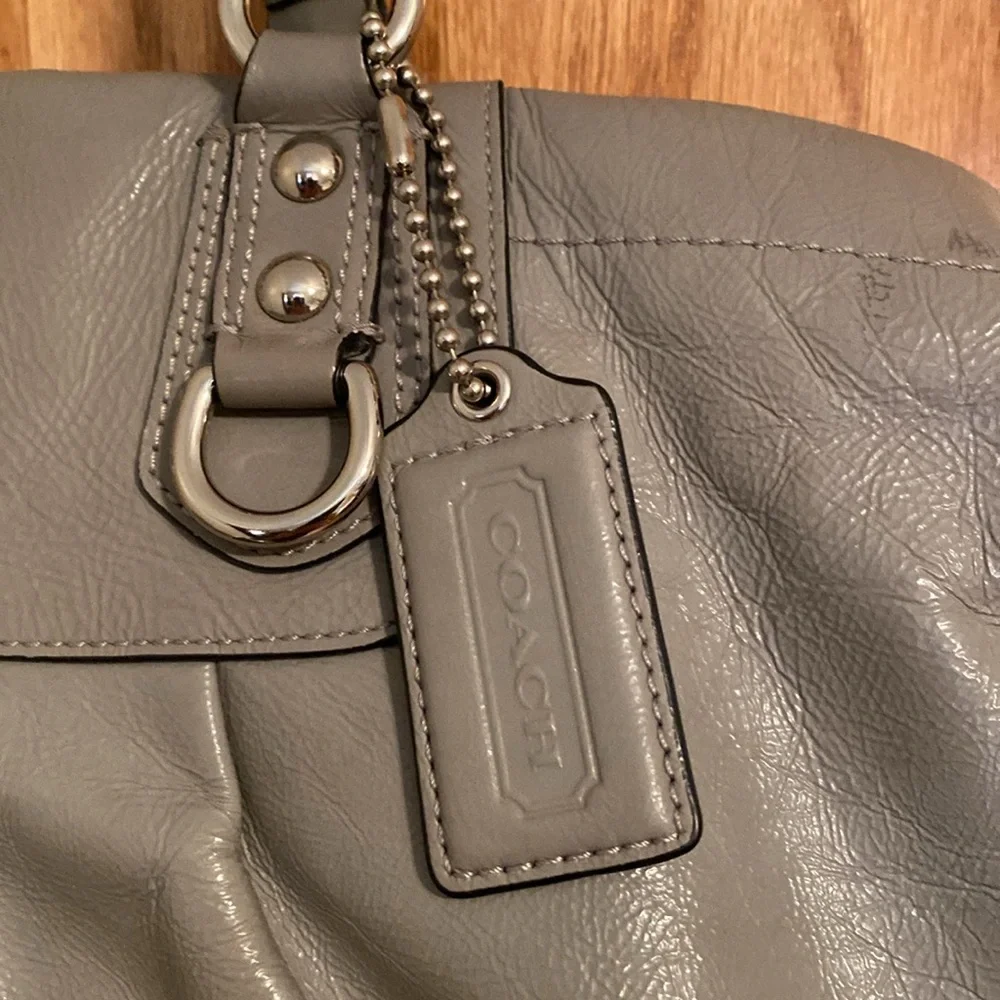 Coach Ashley Patent Leather Carryall - Picture 3 of 16